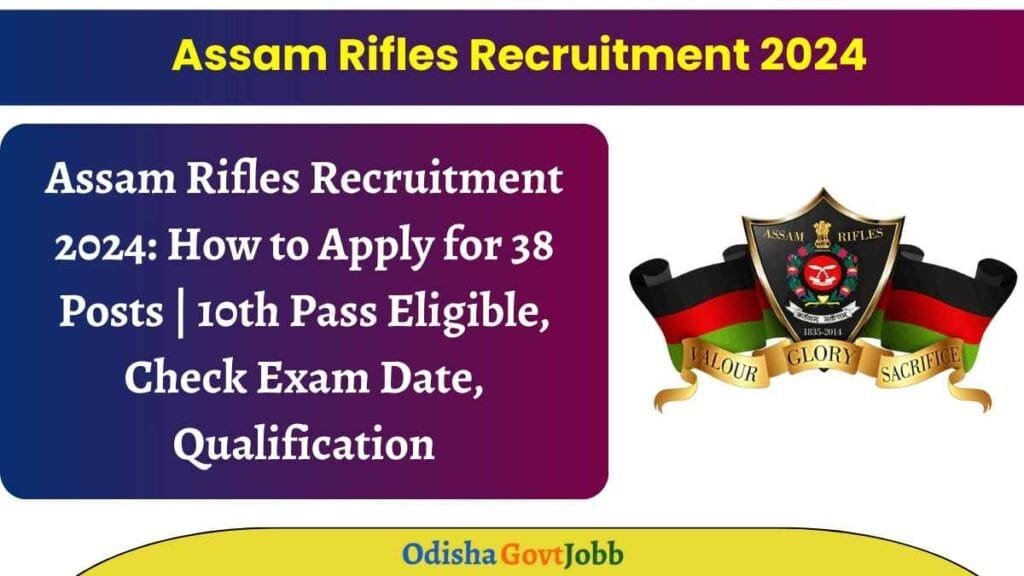 Assam Rifles Recruitment 2024