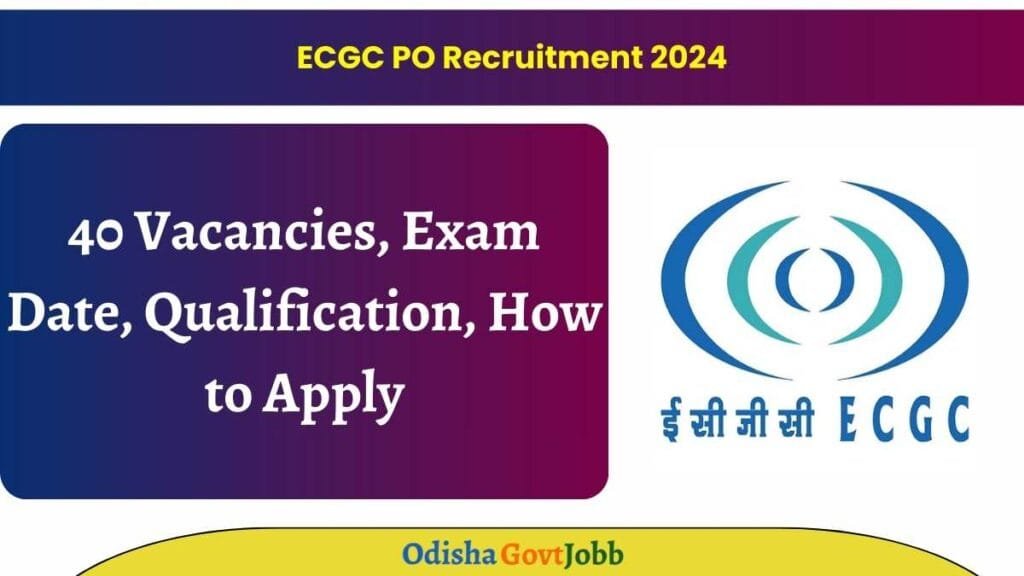 ECGC PO Recruitment 2024