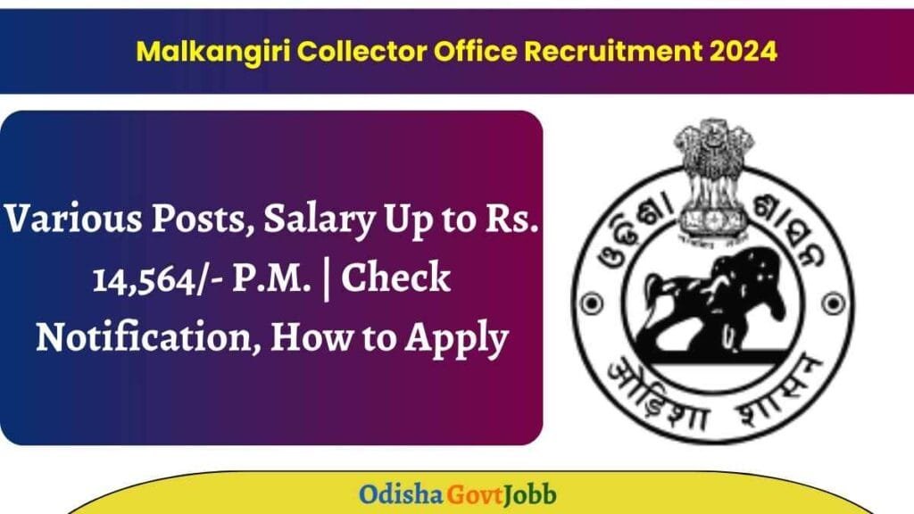 Malkangiri Collector Office Recruitment 2024