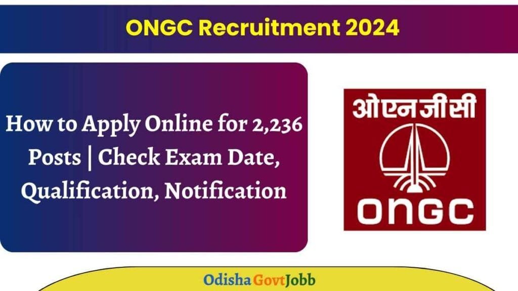 ONGC Recruitment 2024