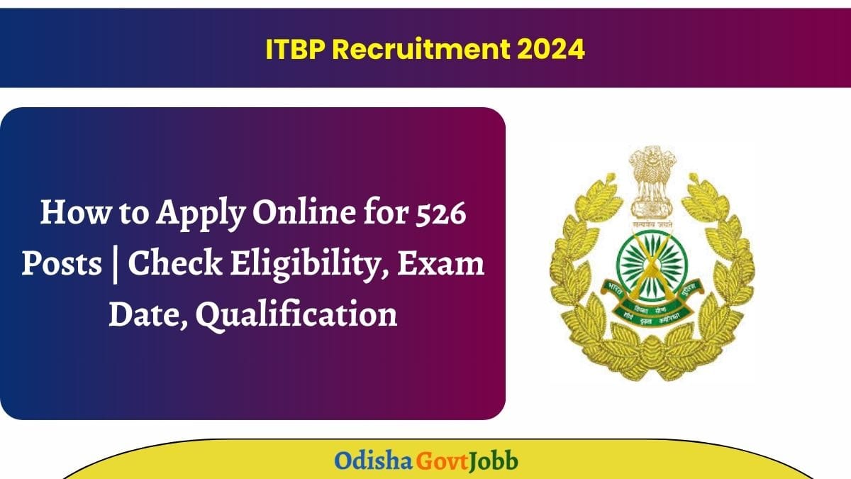 ITBP Recruitment 2024